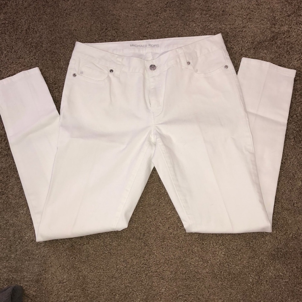 Michael kors white jeans